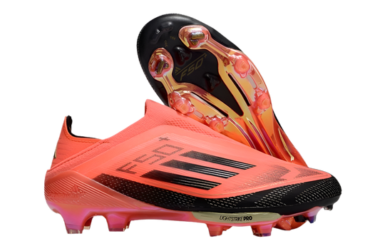 ADIDAS F50 + FG VIVID HORIZON - TURBO/AURORA BLACK/PLATIN METALLIC